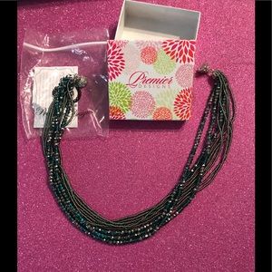 Strands of beads necklace